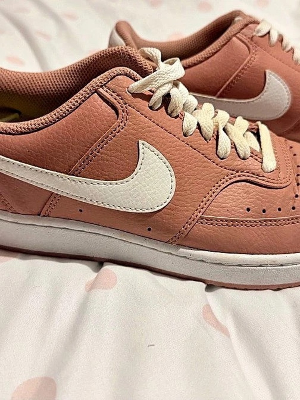 Nike Court Vision Low Next Nature Women's Pink & White Sneakers